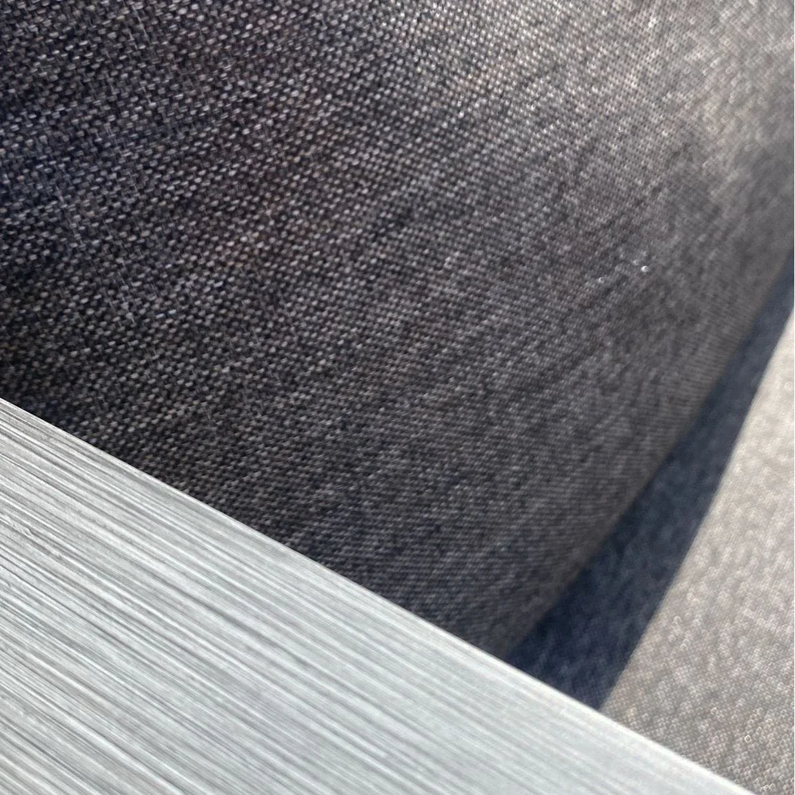 Premium Outdoor Garden Sofa Modern Wood Effect Aluminium Grey 210cm – image 3