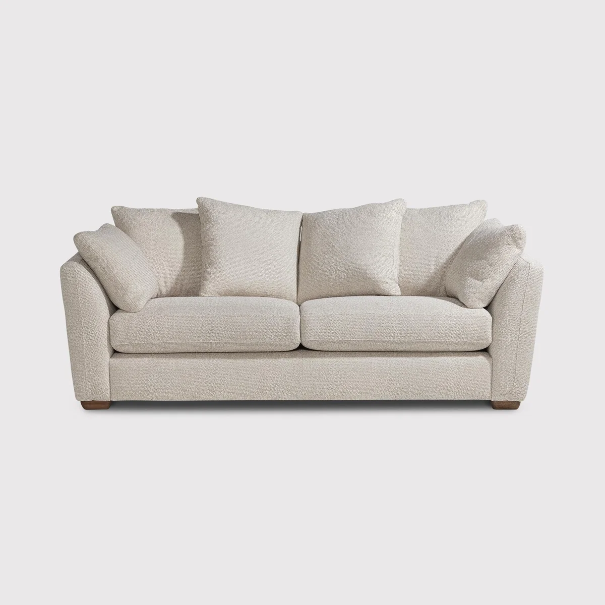 Ludlow 4 Seater Sofa Pillow Back, Neutral Fabric | Barker & Stonehouse – image 1