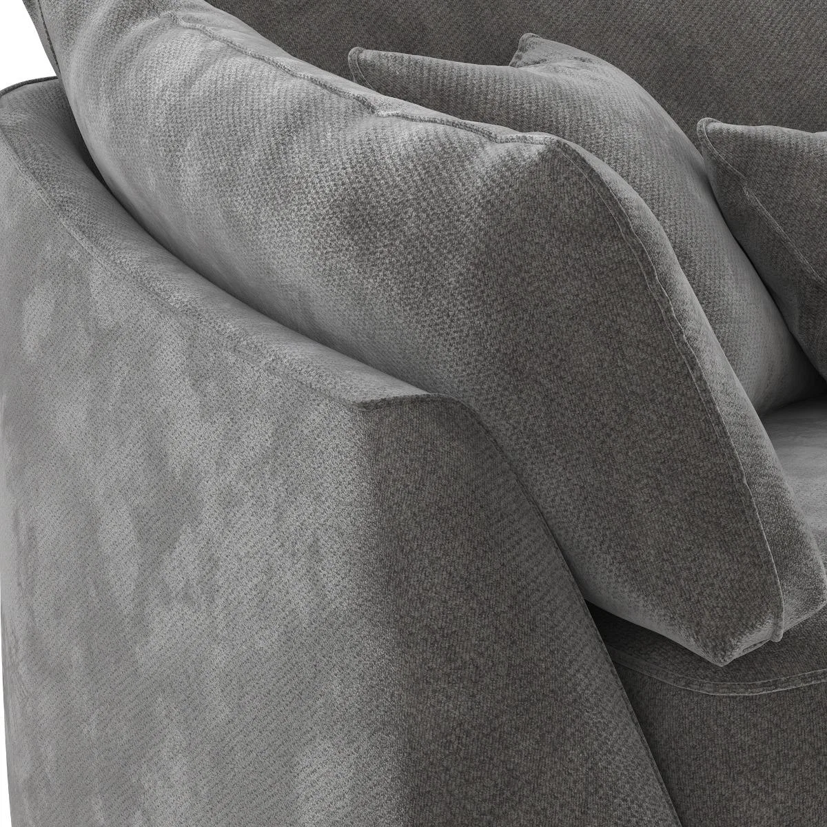 Borelly 4 Seater Sofa, Grey Fabric | Barker & Stonehouse – image 4