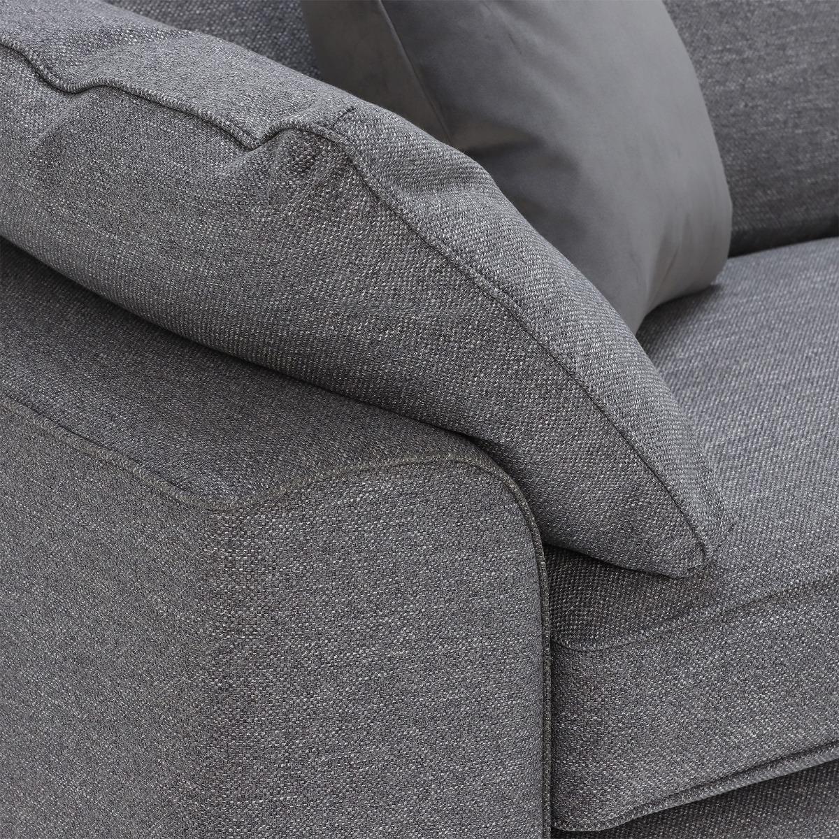 Findlay Grand 4 Seater Sofa, Grey Fabric | Barker & Stonehouse – image 2