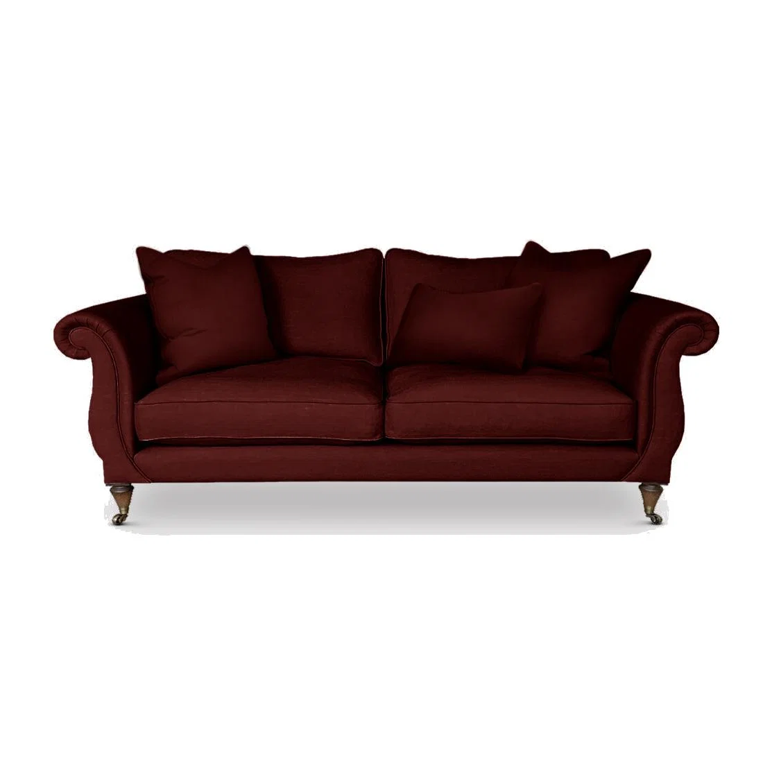 Atherton 4 Seater Sofa, Red | Barker & Stonehouse – image 1