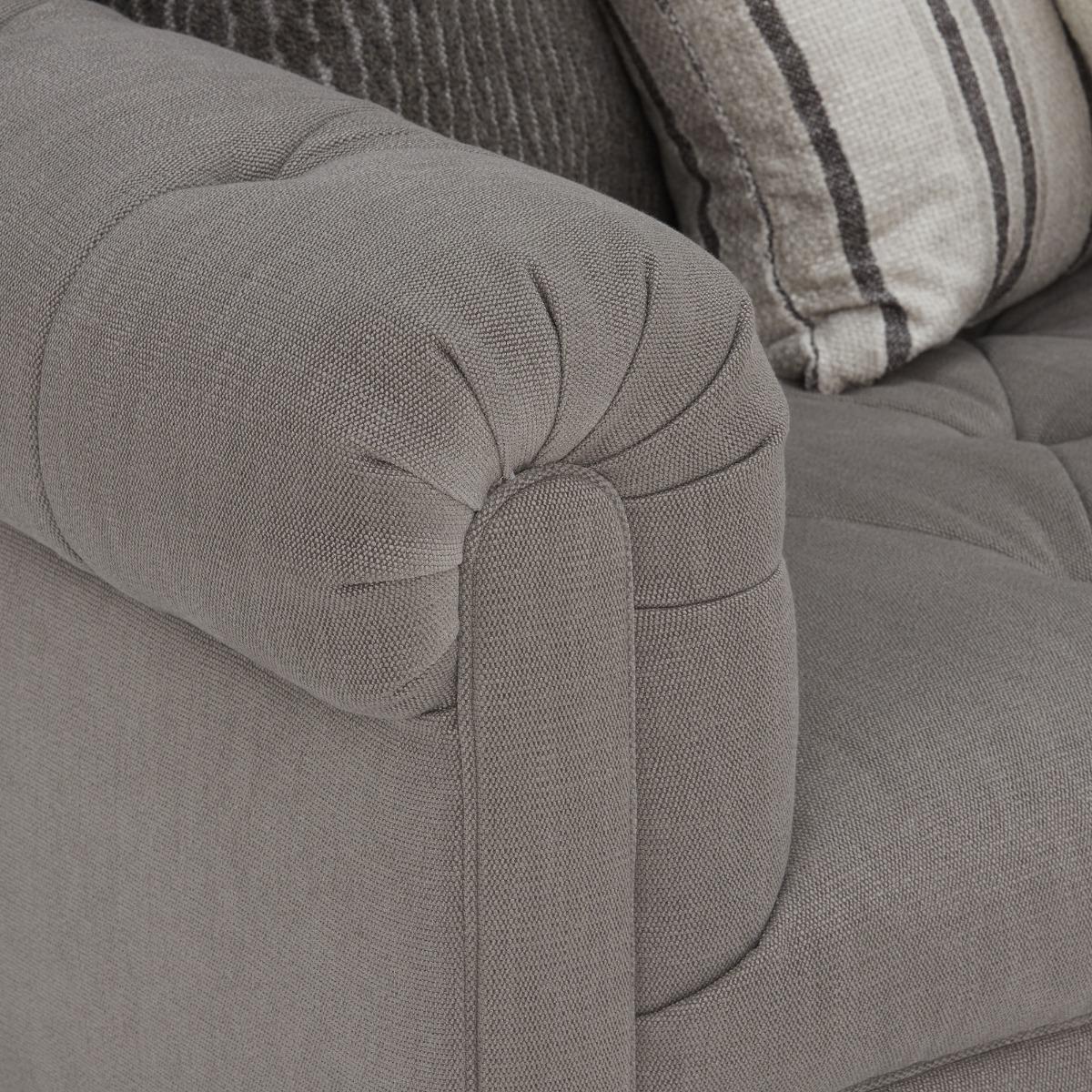Anya 4 Seater Deep Sofa, Neutral Fabric | Barker & Stonehouse – image 3