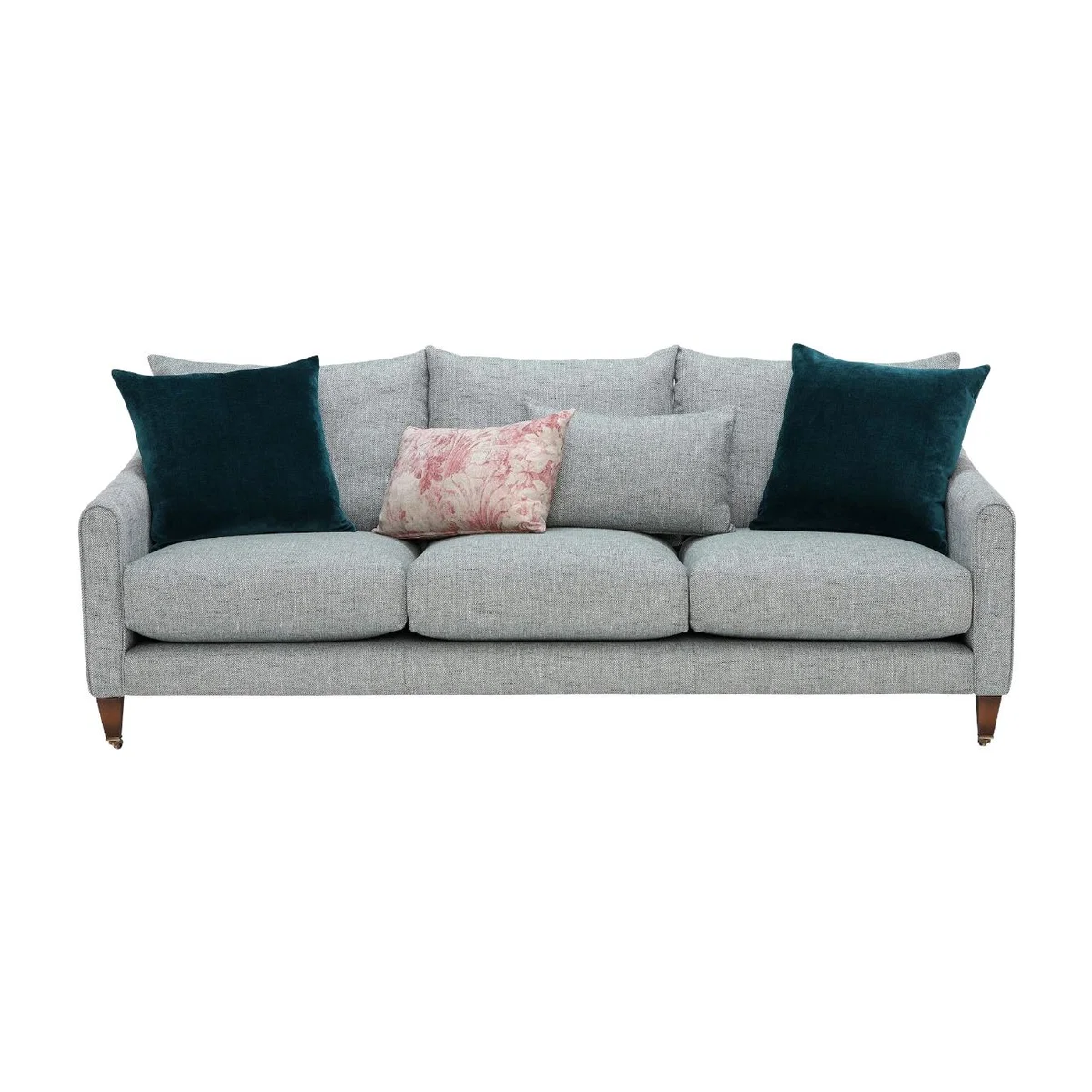 Drew Pritchard Harling 4 Seater Sofa, Neutral Fabric | Barker & Stonehouse – image 1