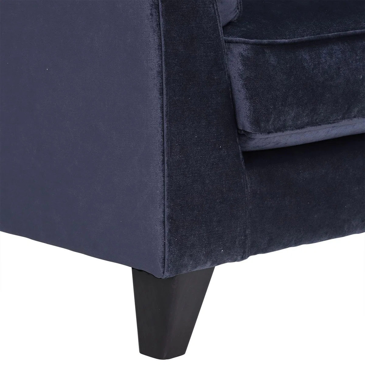 Rene 4 Seater Sofa Without Scatters, Blue Fabric | Barker & Stonehouse – image 4