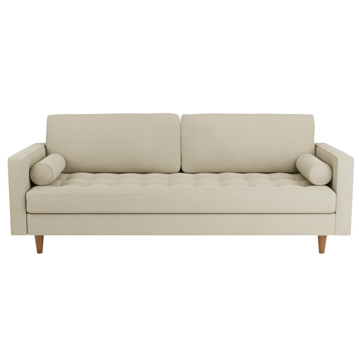 Zoe Flat Weave 4 Seater Sofa Natural – image 2