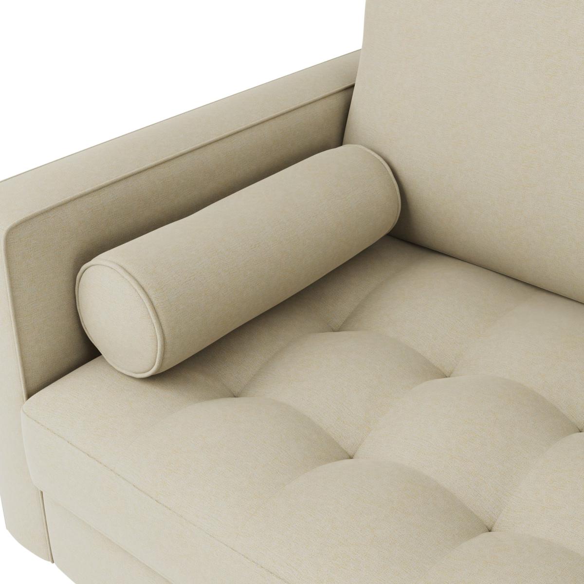 Zoe Flat Weave 4 Seater Sofa Natural – image 6