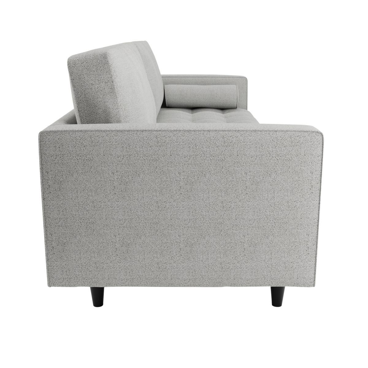 Zoe Boucle 4 Seater Sofa Light Grey – image 4