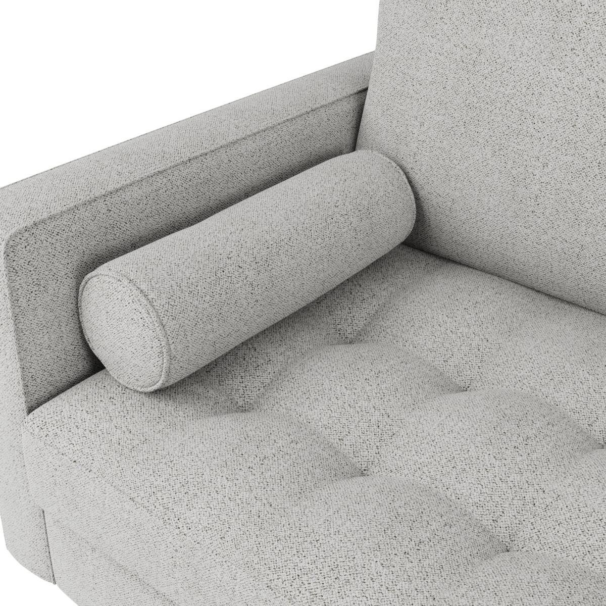 Zoe Boucle 4 Seater Sofa Light Grey – image 6