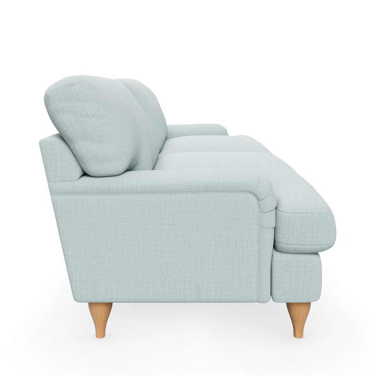 Darwin Slub Cotton Blend 4 Seater Sofa Slub Cotton Light Mineral – image 5