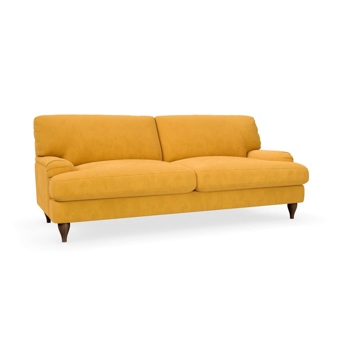 Darwin Luxury Velvet 4 Seater Sofa Luxury Velvet Old Gold – image 2