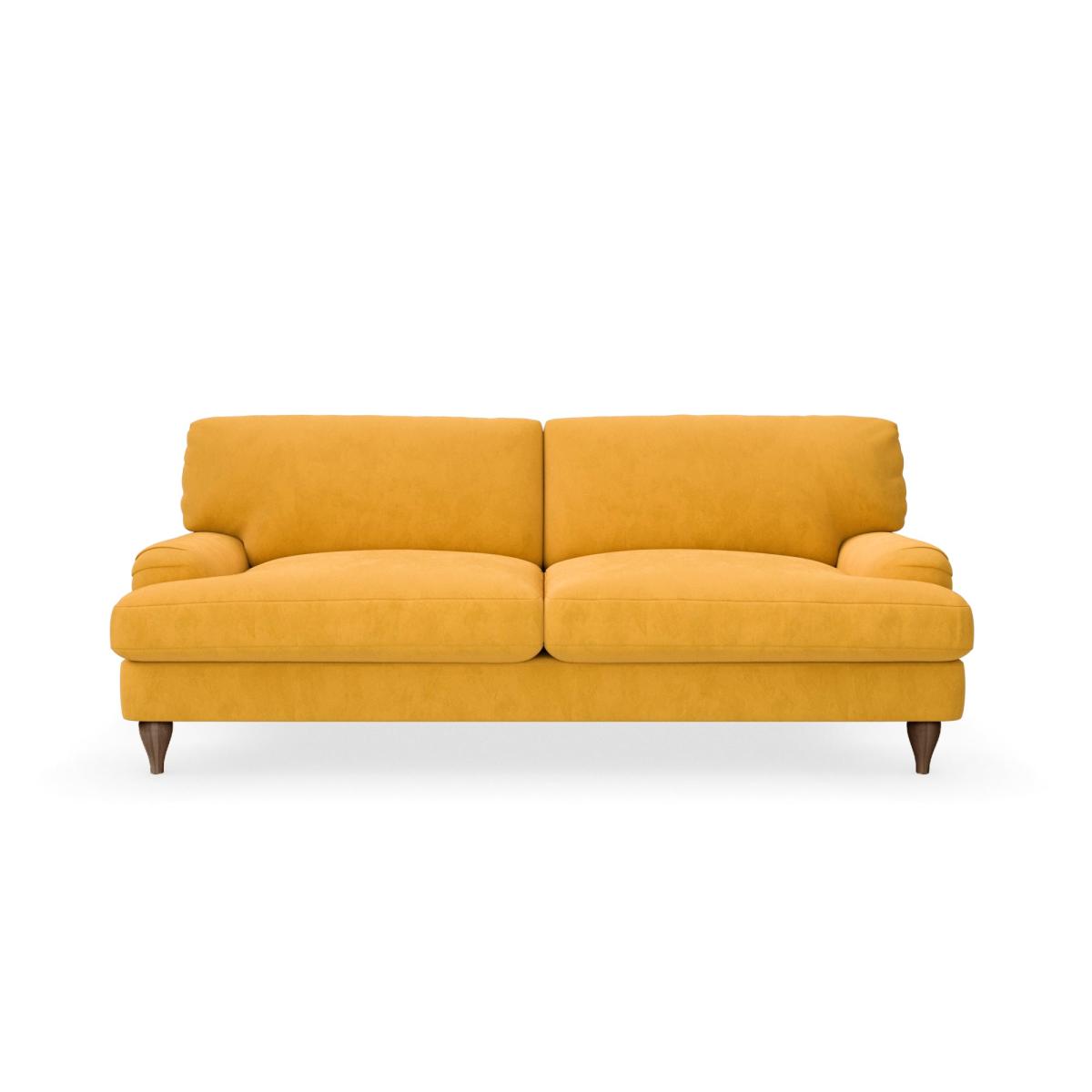 Darwin Luxury Velvet 4 Seater Sofa Luxury Velvet Old Gold – image 3