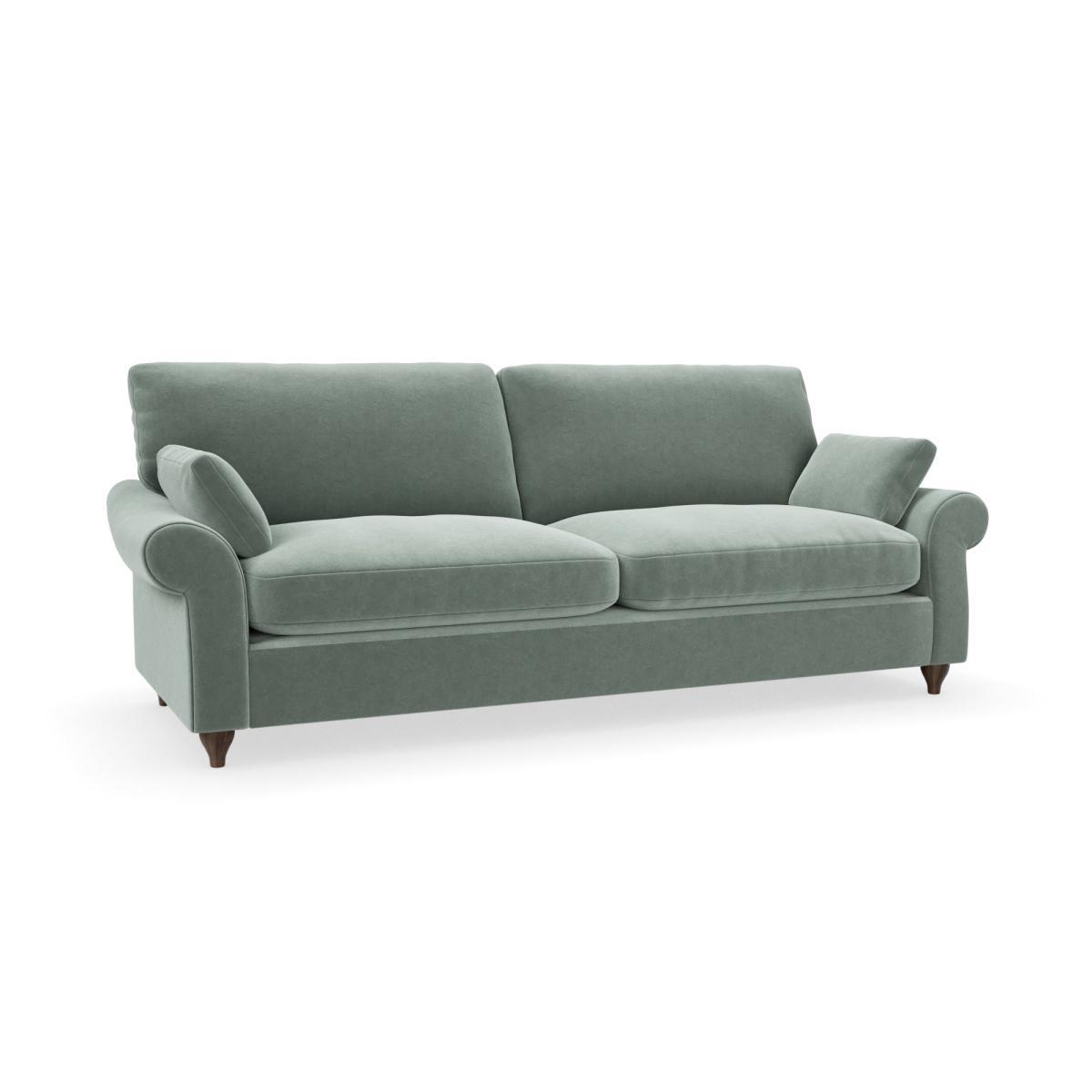 Salisbury Luxury Velvet 4 Seater Sofa Luxury Velvet Lilypad – image 2