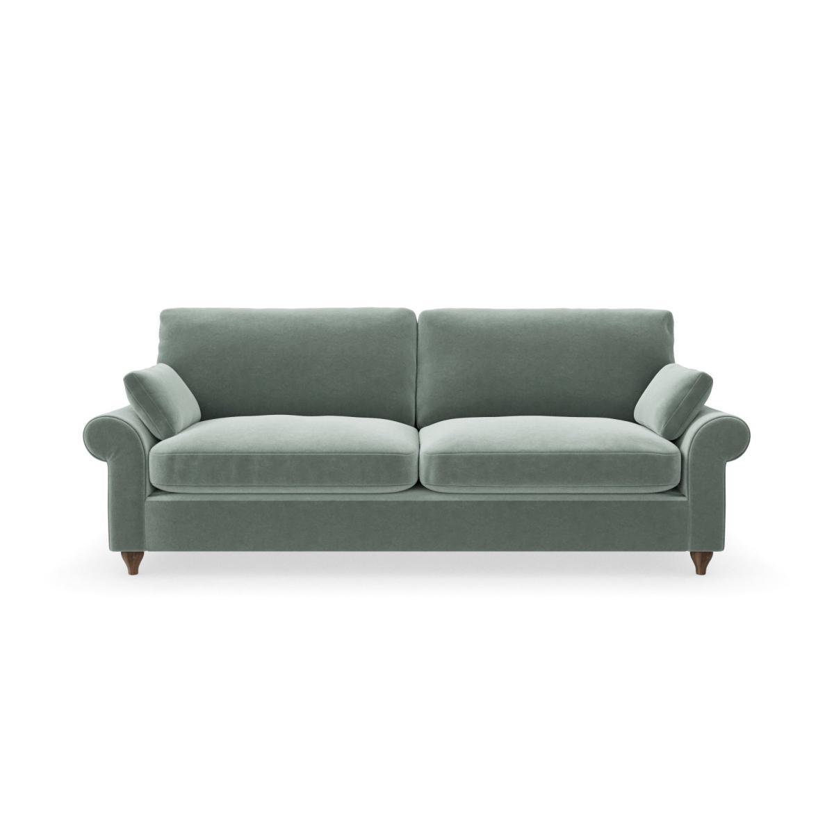 Salisbury Luxury Velvet 4 Seater Sofa Luxury Velvet Lilypad – image 3