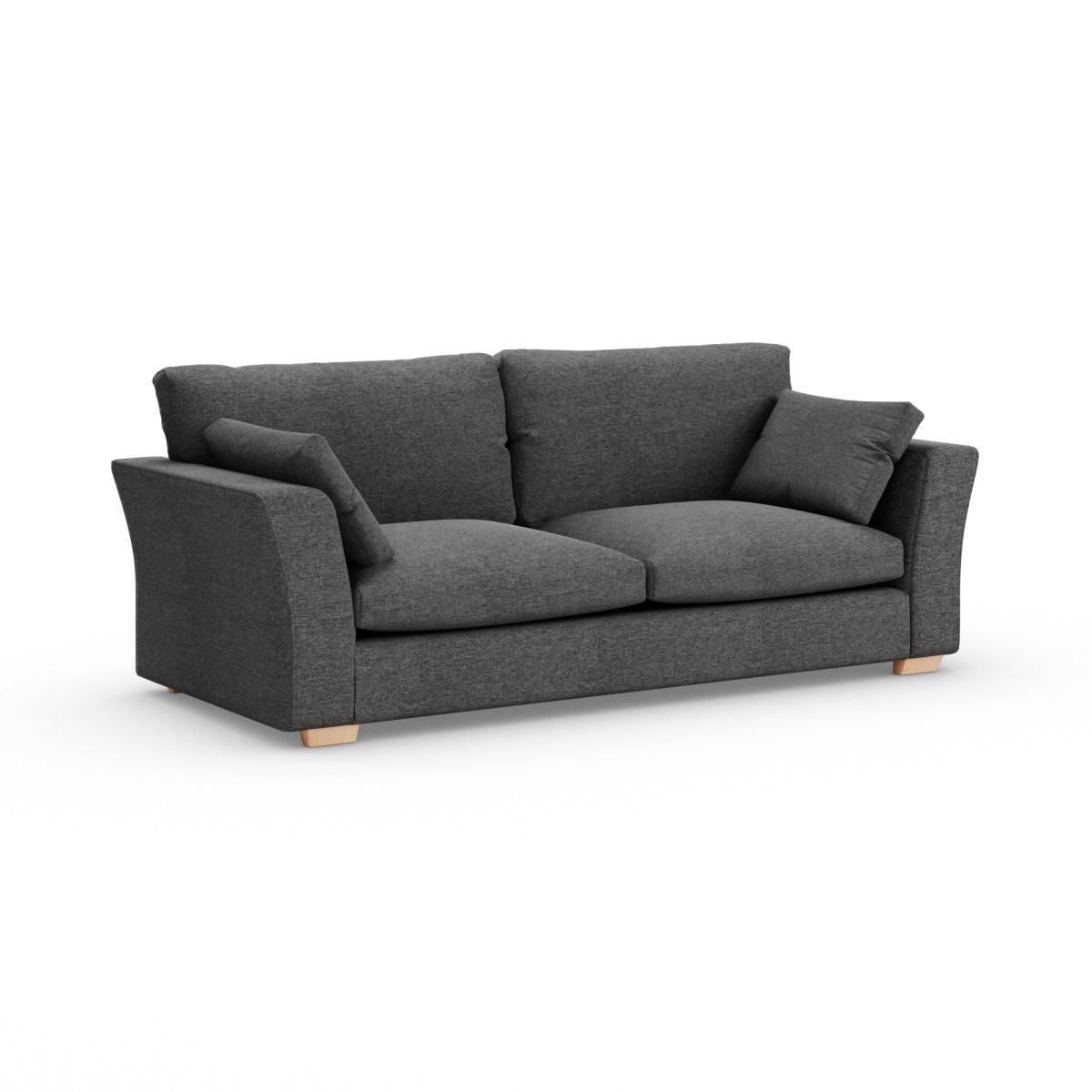 Blakeney 4 Seater Sofa Tonal Weave Charcoal – image 2