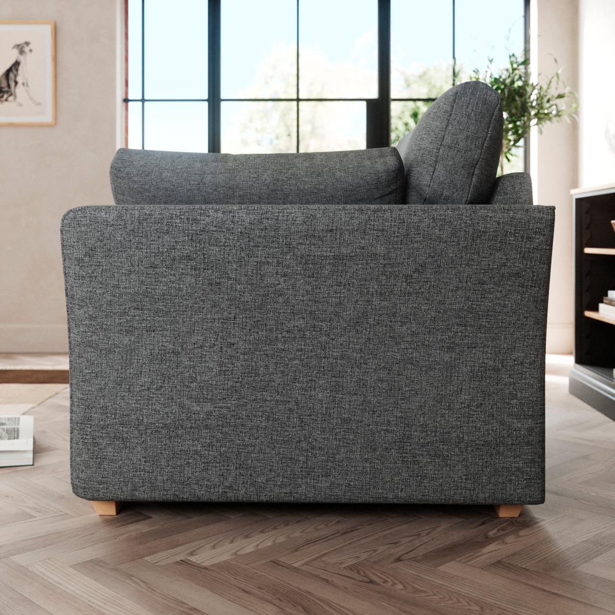 Blakeney 4 Seater Sofa Tonal Weave Charcoal – image 3
