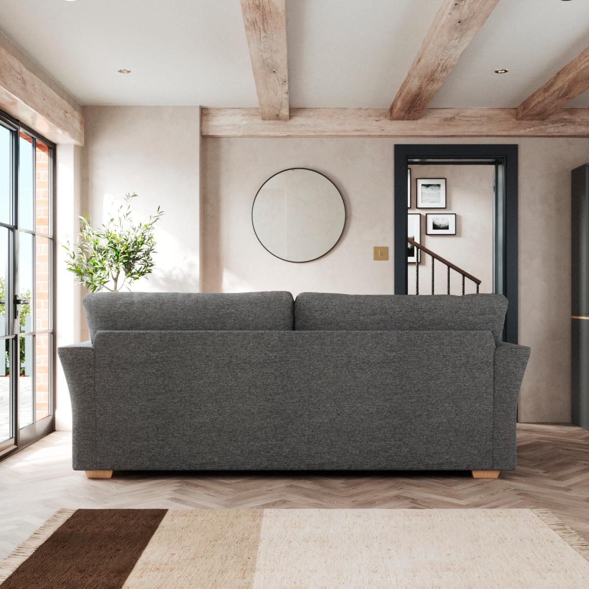 Blakeney 4 Seater Sofa Tonal Weave Charcoal – image 4