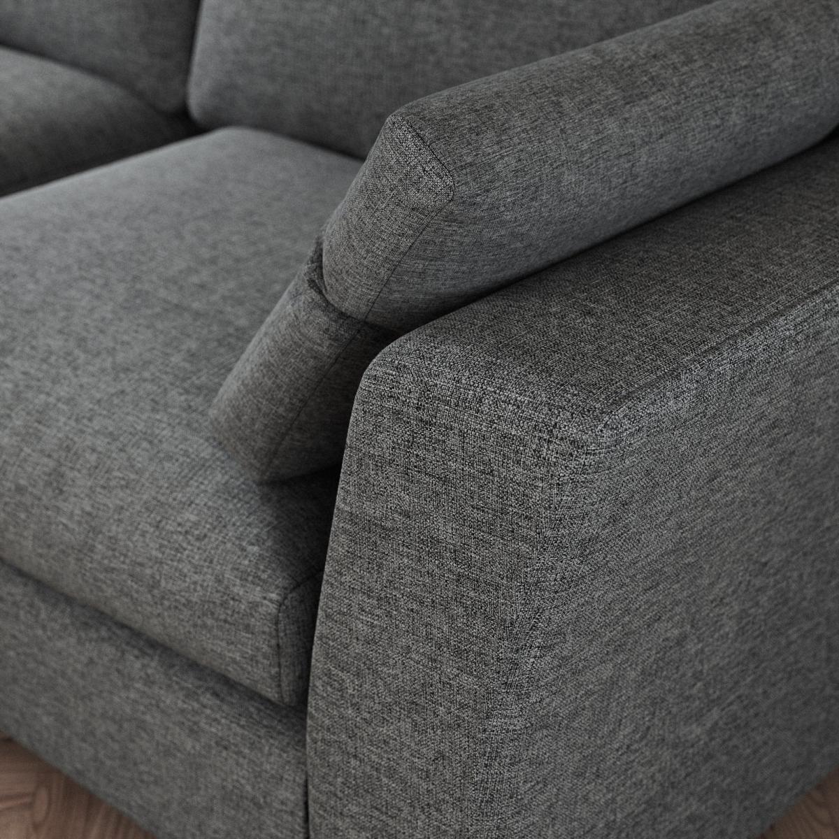 Blakeney 4 Seater Sofa Tonal Weave Charcoal – image 6