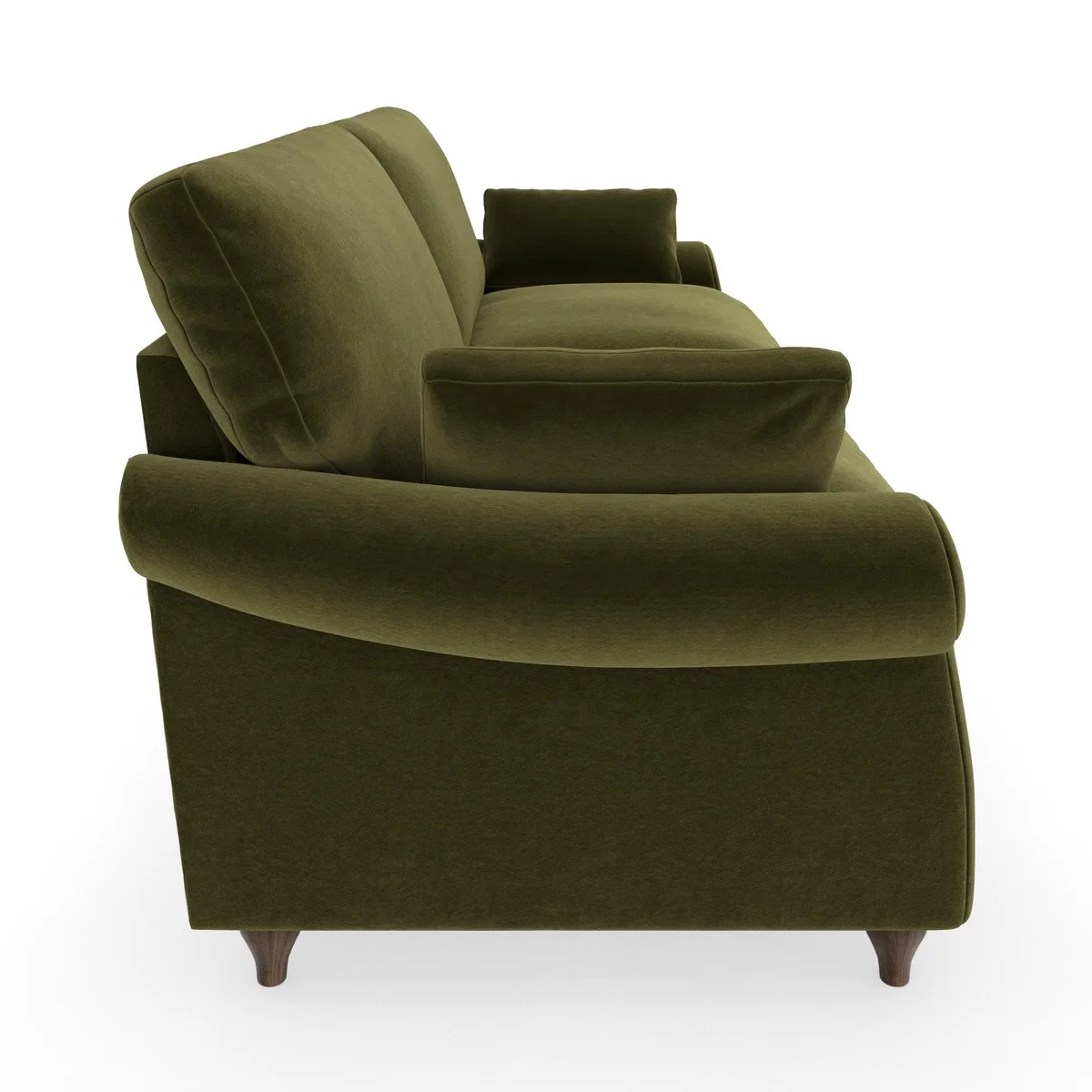 Salisbury Luxury Velvet 4 Seater Sofa Luxury Velvet Olive – image 4