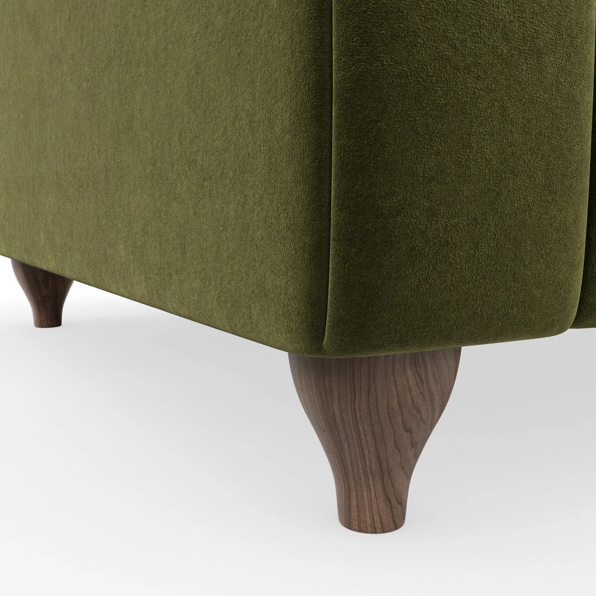 Salisbury Luxury Velvet 4 Seater Sofa Luxury Velvet Olive – image 6