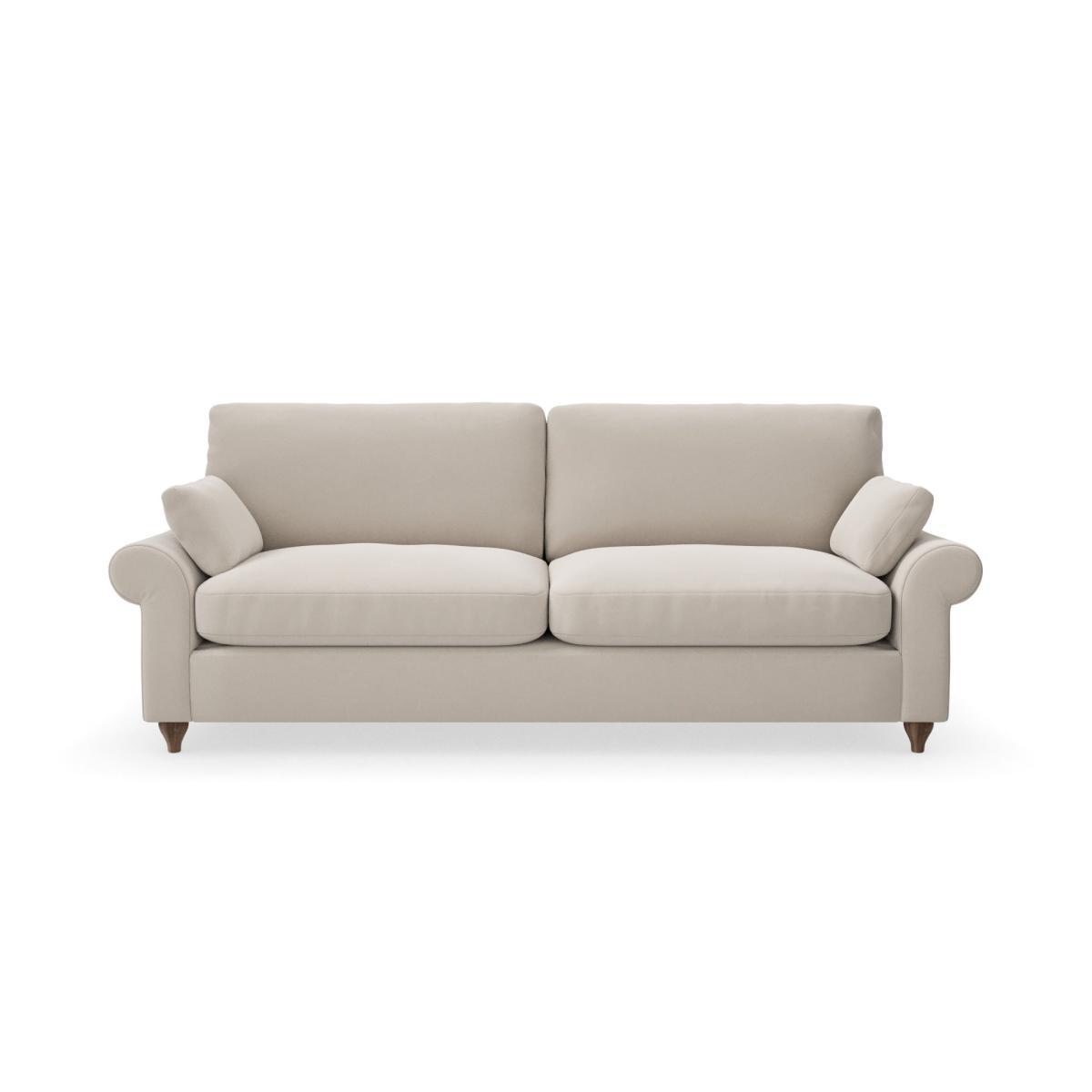 Salisbury Luxury Velvet 4 Seater Sofa Luxury Velvet Natural – image 3