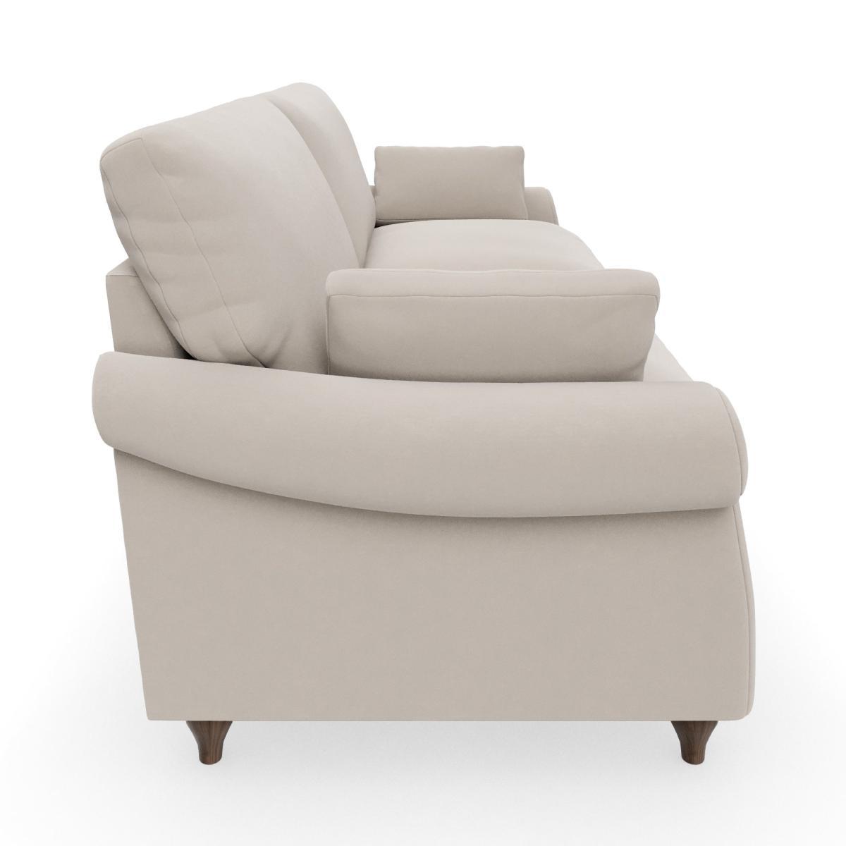 Salisbury Luxury Velvet 4 Seater Sofa Luxury Velvet Natural – image 4