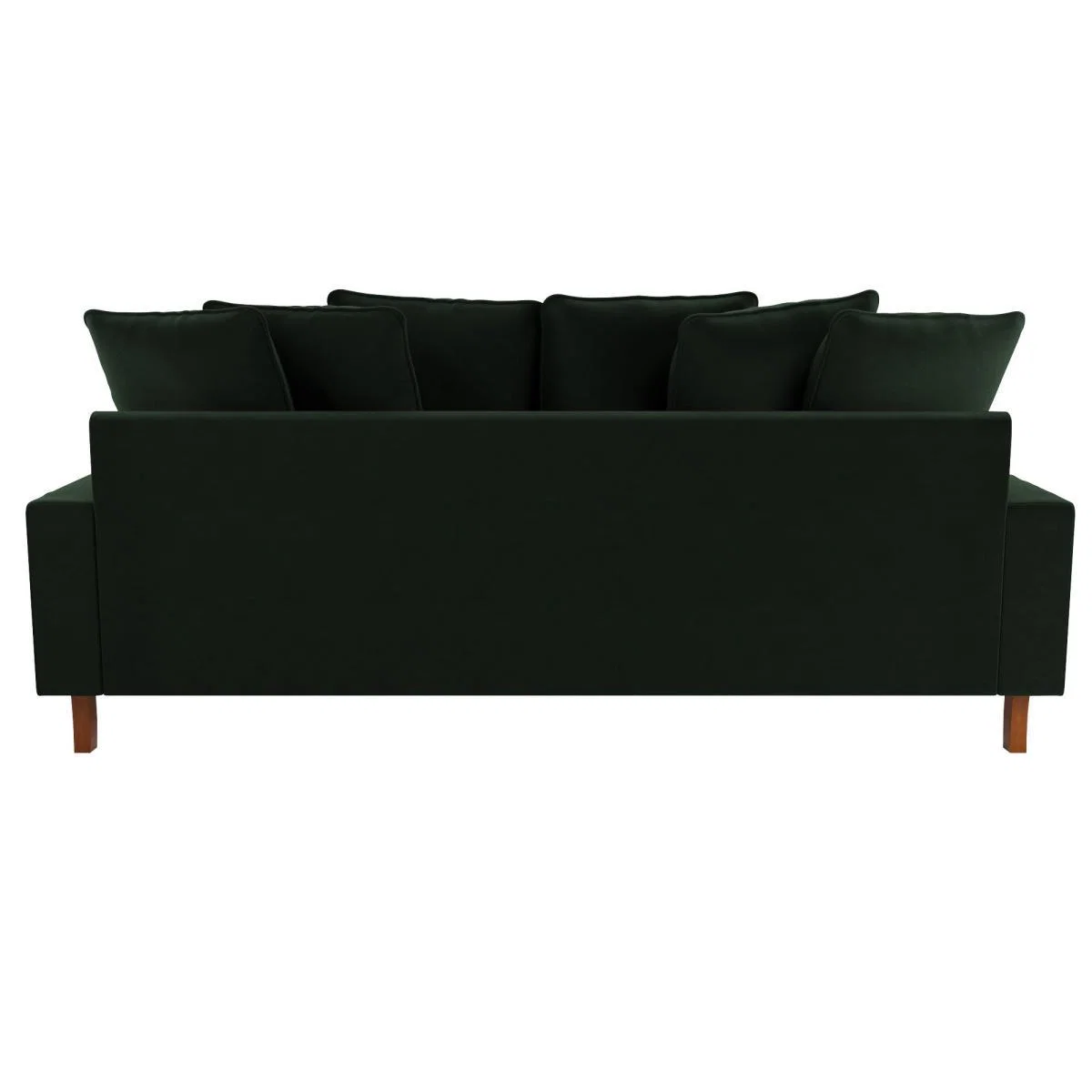 Beatrice Velvet Scatter Back 4 Seater Sofa Taupe – image 5