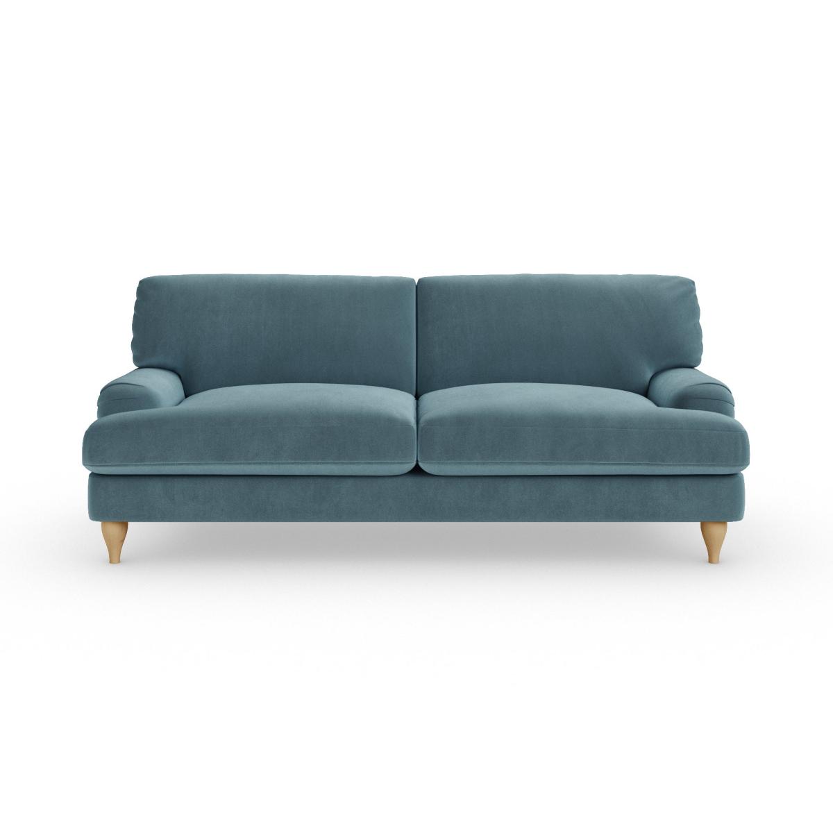 Darwin 4 Seater Sofa Cosy Velvet Pacific – image 7