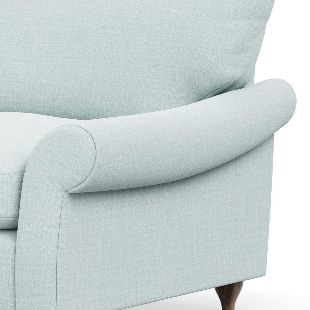 Salisbury Slub Cotton Blend 4 Seater Sofa Slub Cotton Light Mineral – image 6