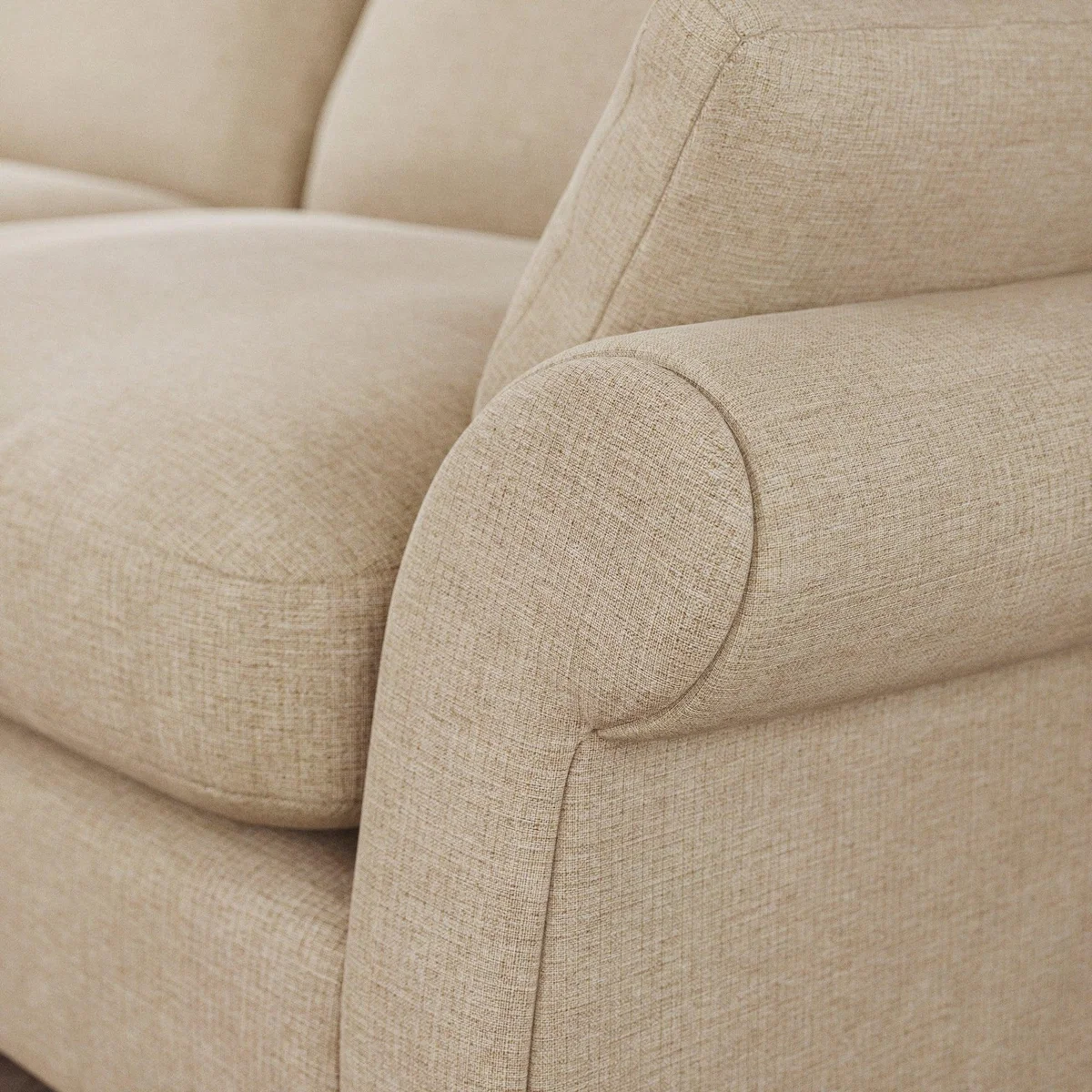 Salisbury 4 Seater Sofa Tonal Weave Natural – image 6