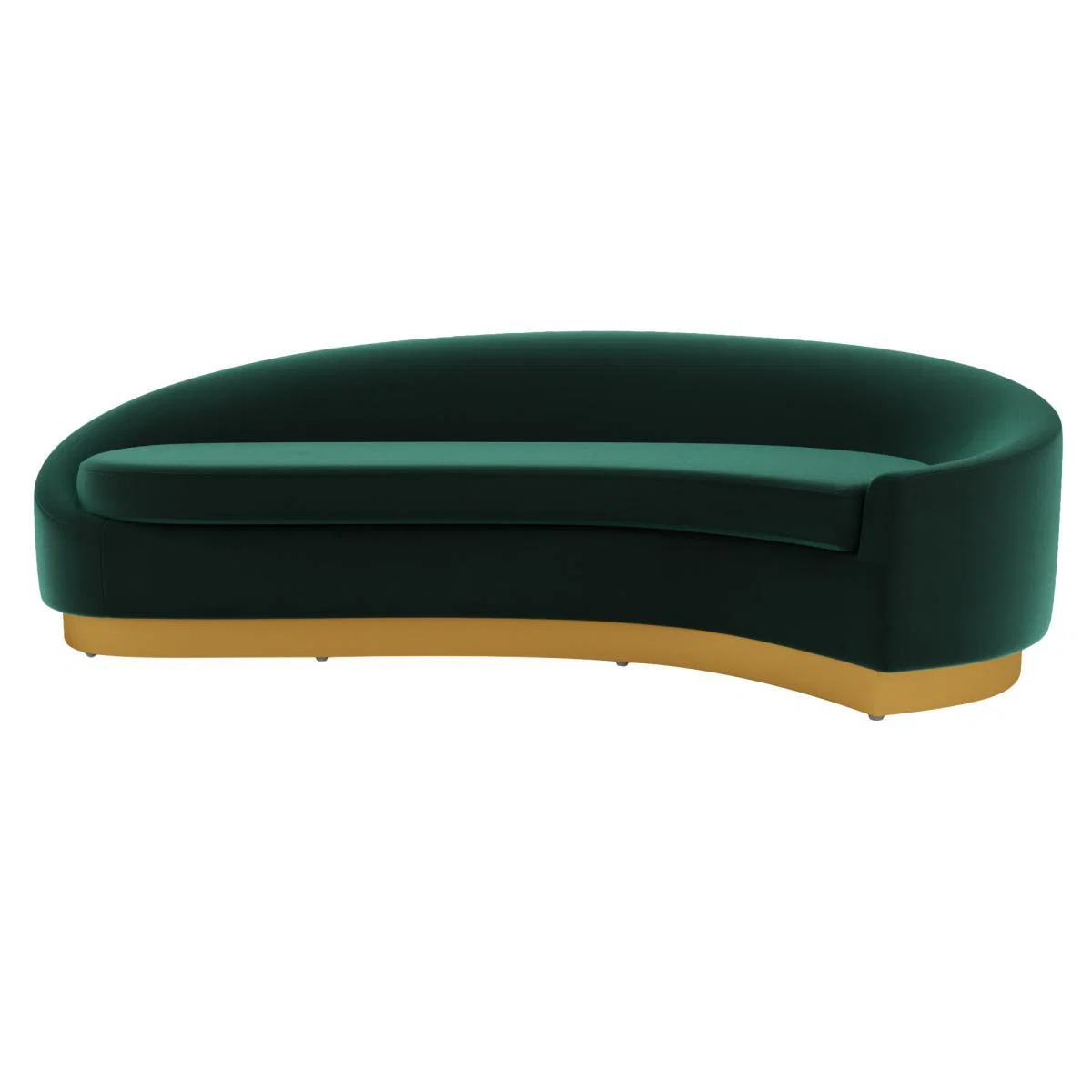Felicity Velvet Corner Sofa Bottle (Green) – image 3
