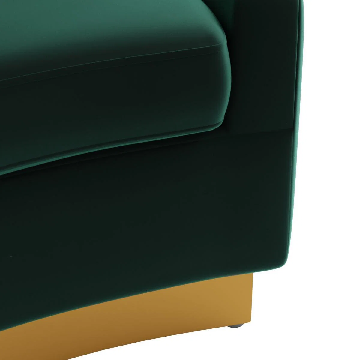 Felicity Velvet Corner Sofa Bottle (Green) – image 6