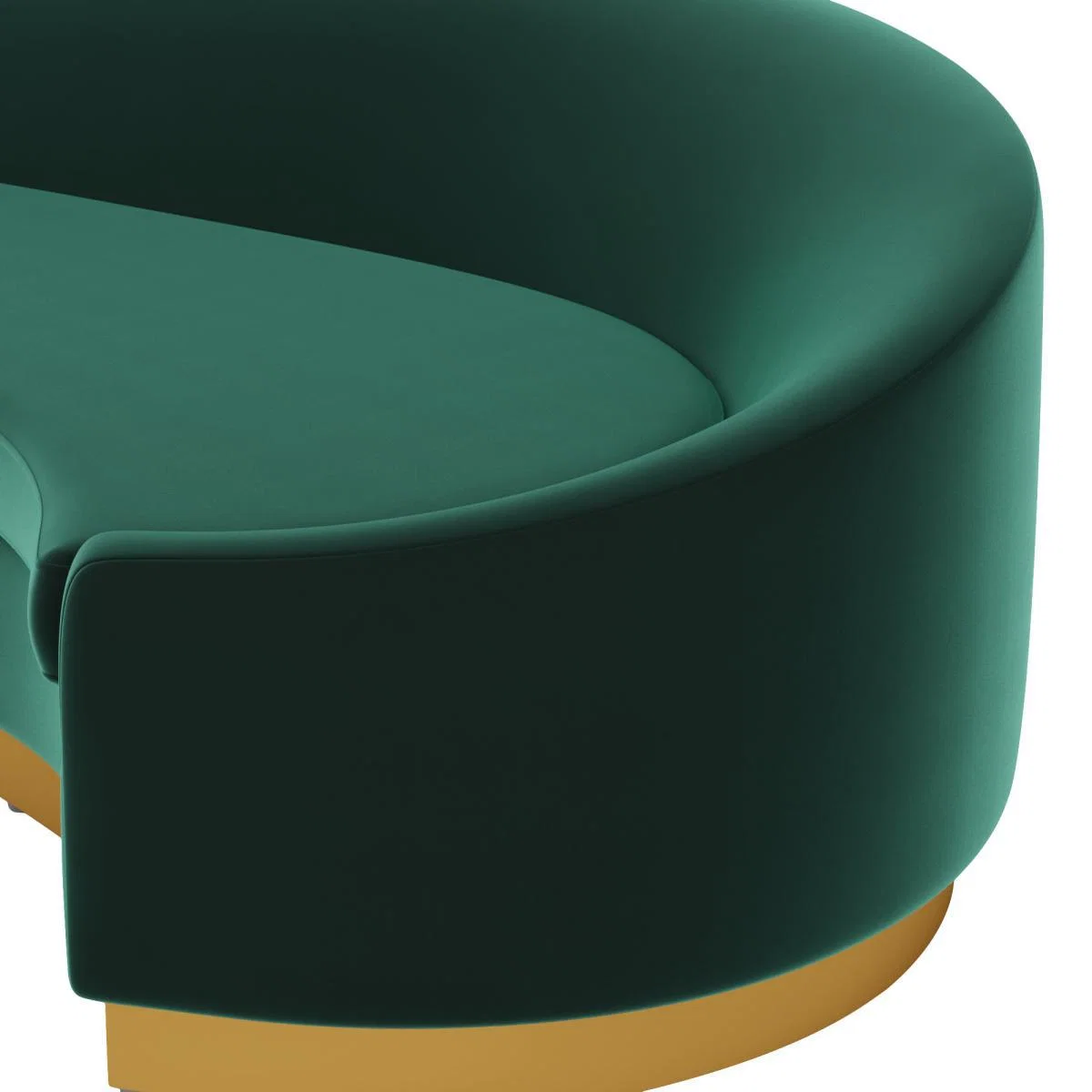 Felicity Velvet Corner Sofa Bottle (Green) – image 7