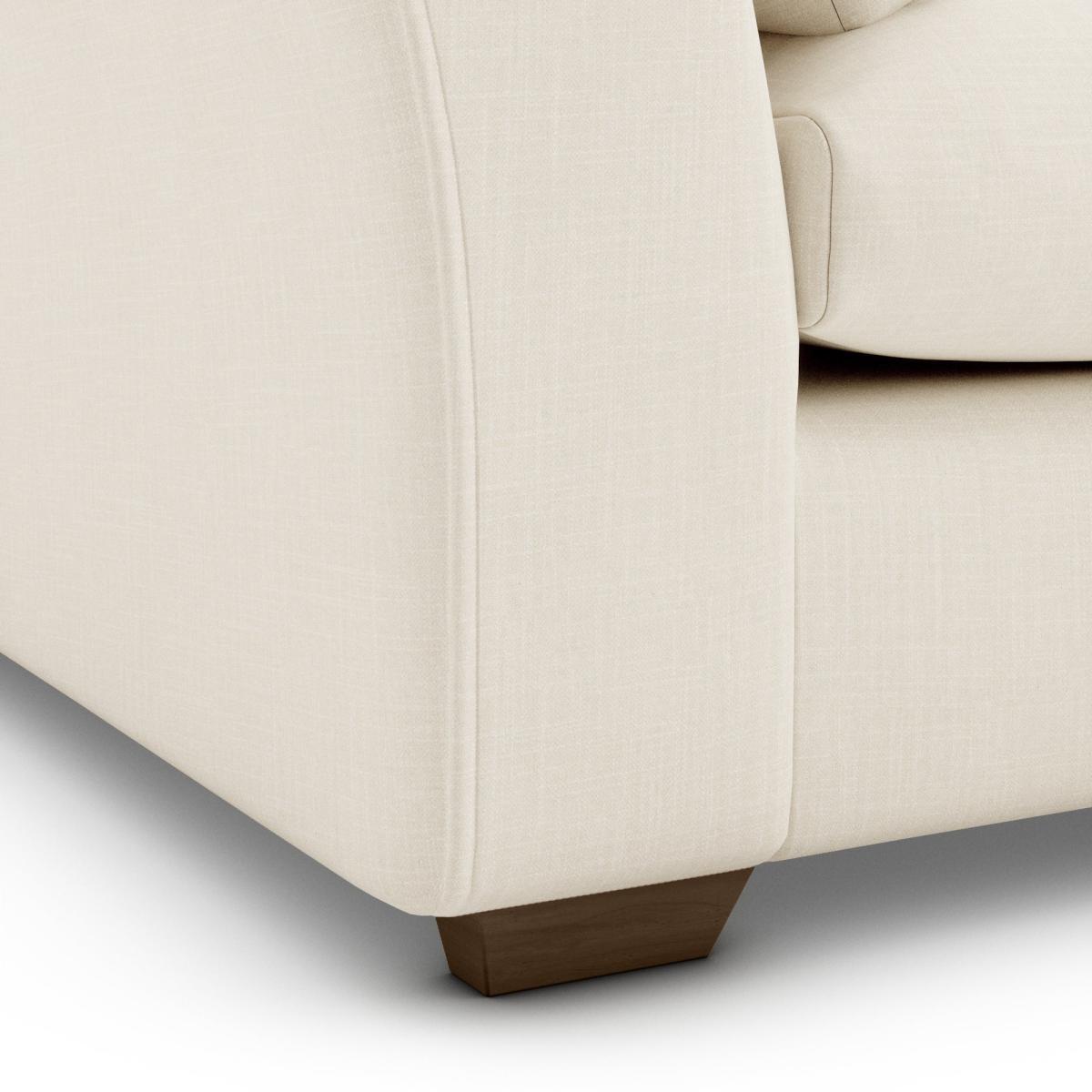 Blakeney Slub Cotton Blend 4 Seater Sofa Slub Cotton Sandstone – image 6