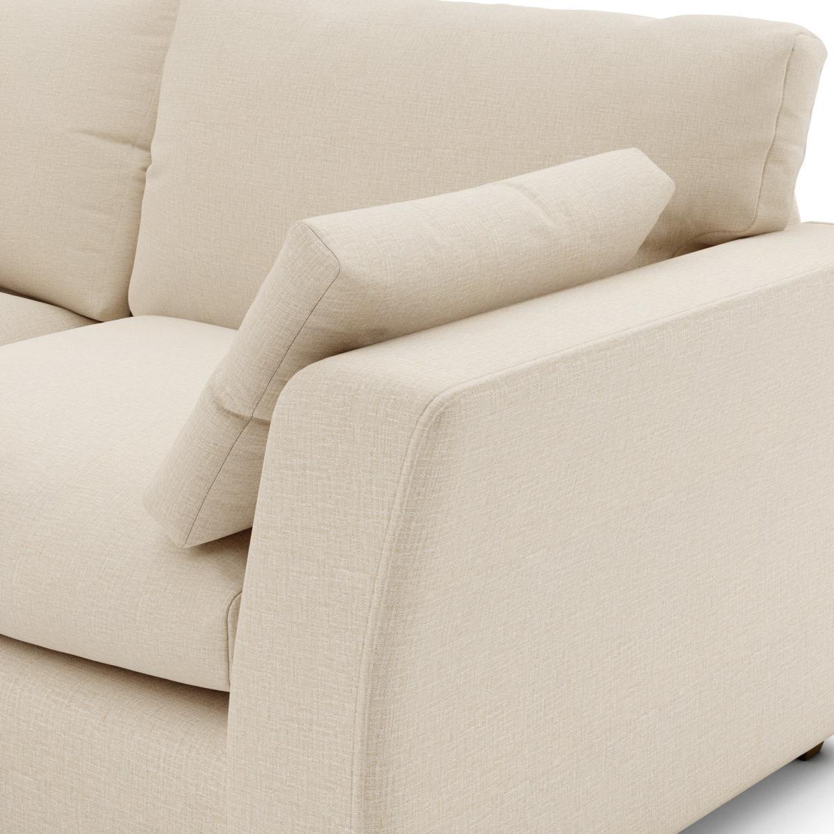 Blakeney Slub Cotton Blend 4 Seater Sofa Slub Cotton Sandstone – image 7