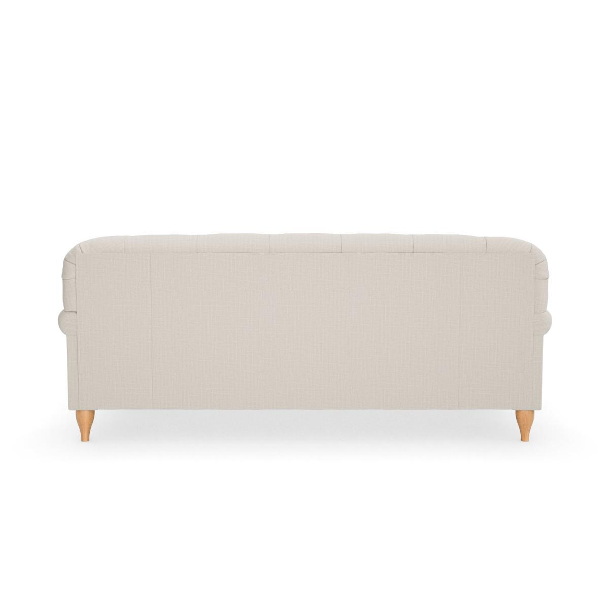 Canterbury Slub Cotton Blend 4 Seater Sofa Slub Cotton Sandstone – image 4