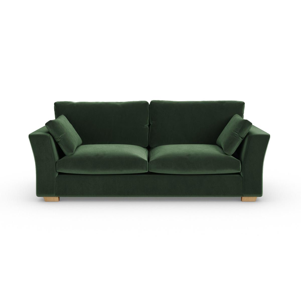 Blakeney 4 Seater Sofa Cosy Velvet Bottle Green – image 7