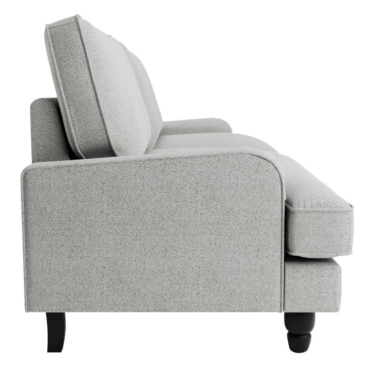 Beatrice Boucle 4 Seater Sofa Light Grey – image 4