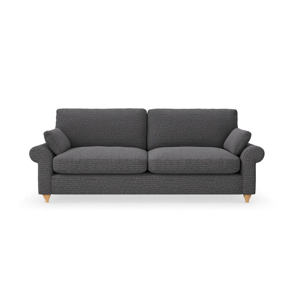 Salisbury Textured Weave 4 Seater Sofa Textured Weave Graphite – image 3