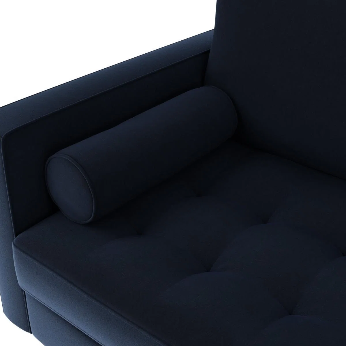 Zoe Velvet 4 Seater Sofa Luxe Navy – image 6