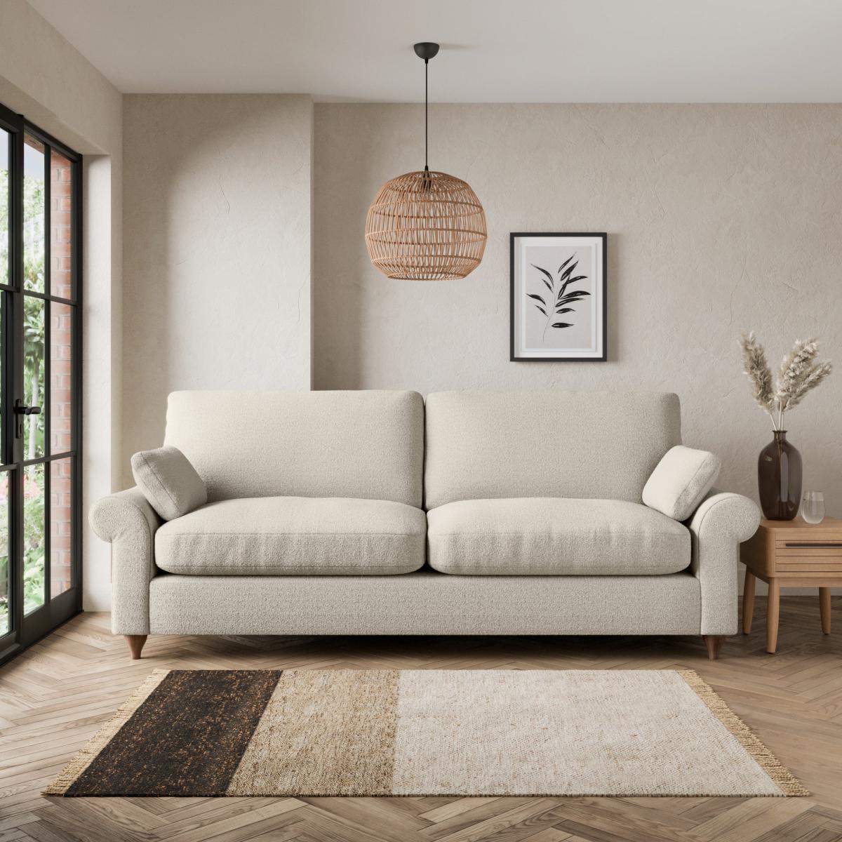 Salisbury Cosy Marl 4 Seater Sofa Cosy Marl Chateau Grey – image 1