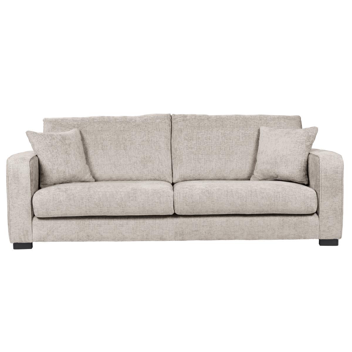 Carson Chunky Chenille 4 Seater Sofa Sand – image 2