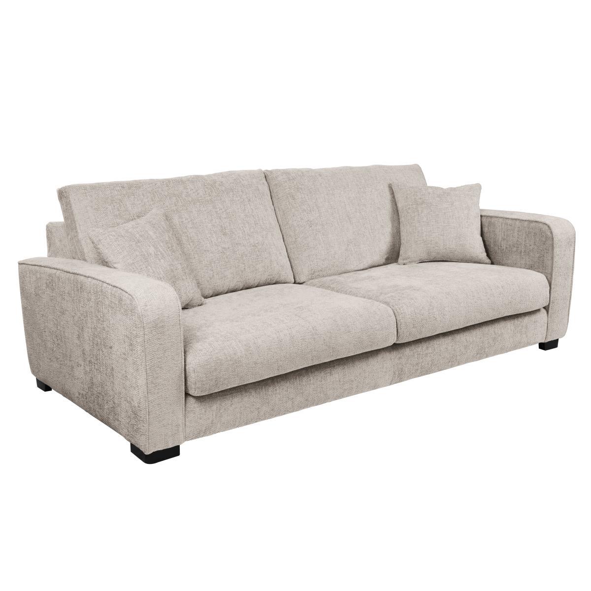 Carson Chunky Chenille 4 Seater Sofa Sand – image 3