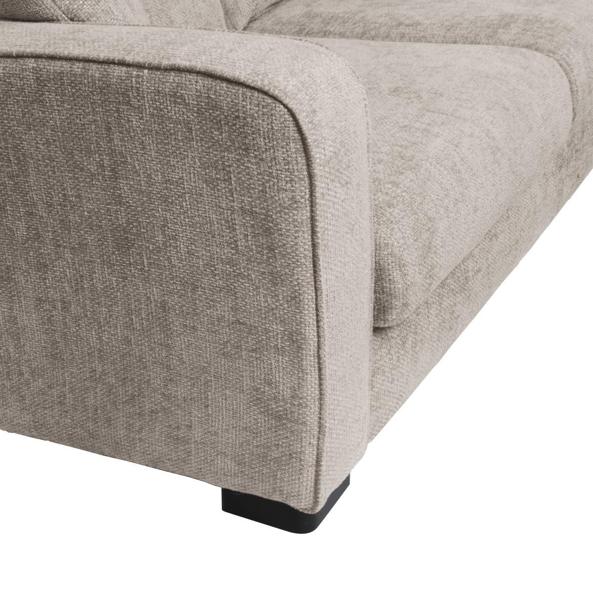 Carson Chunky Chenille 4 Seater Sofa Sand – image 7
