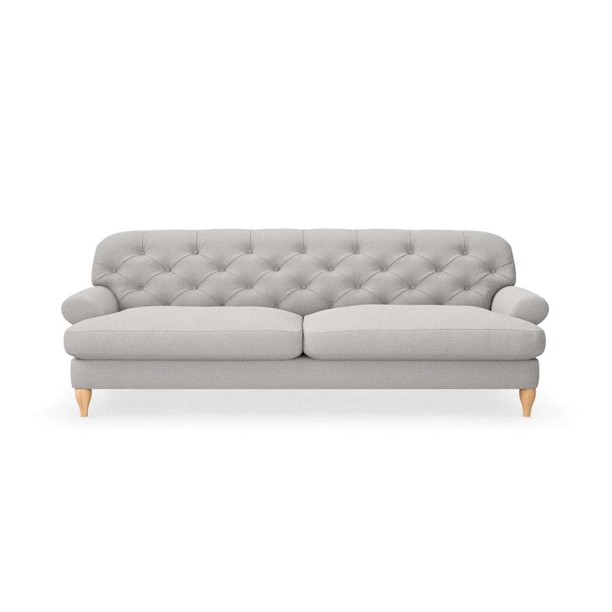Canterbury Textured Weave 4 Seater Sofa Textured Weave Silver – image 3