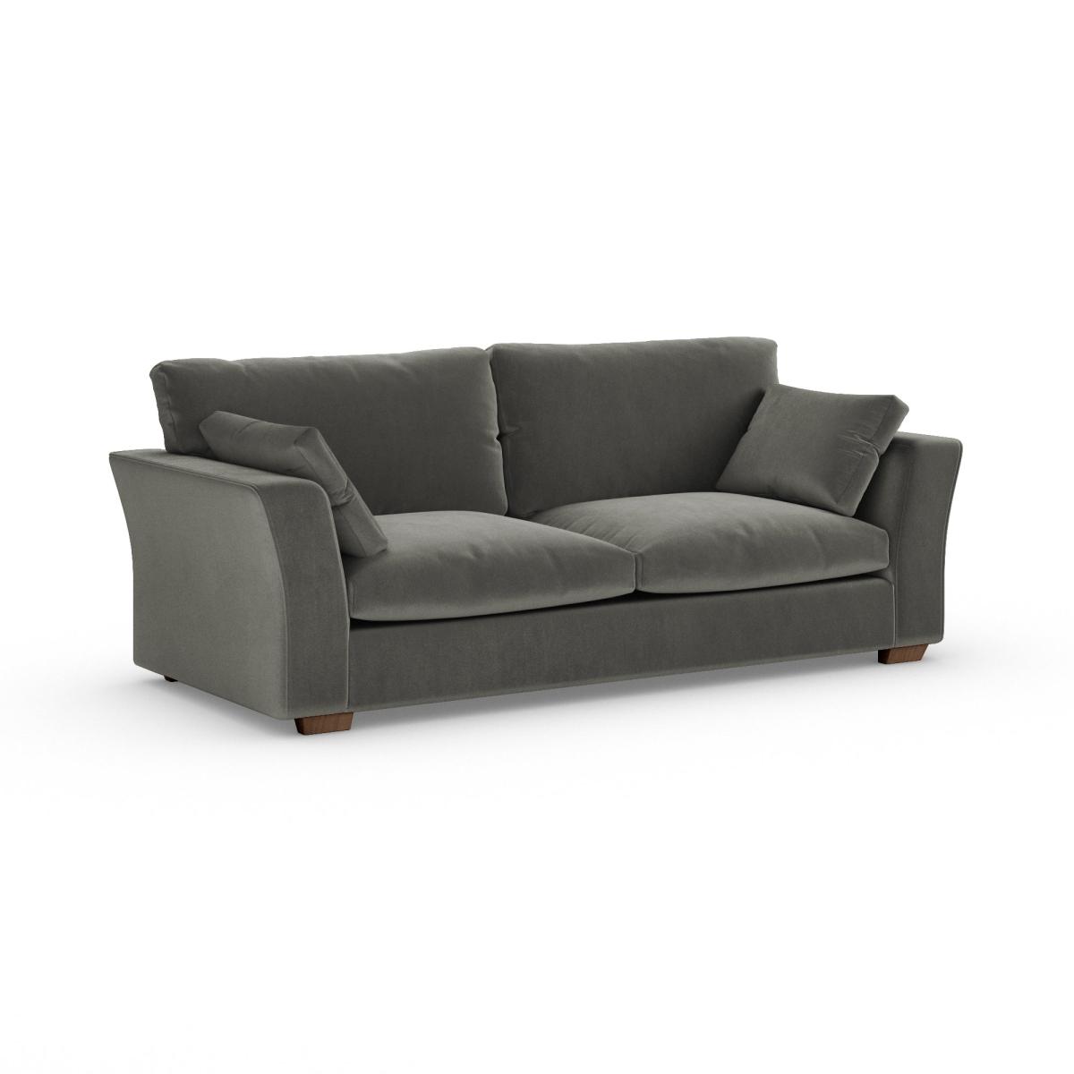 Blakeney 4 Seater Sofa Cosy Velvet Grey – image 2