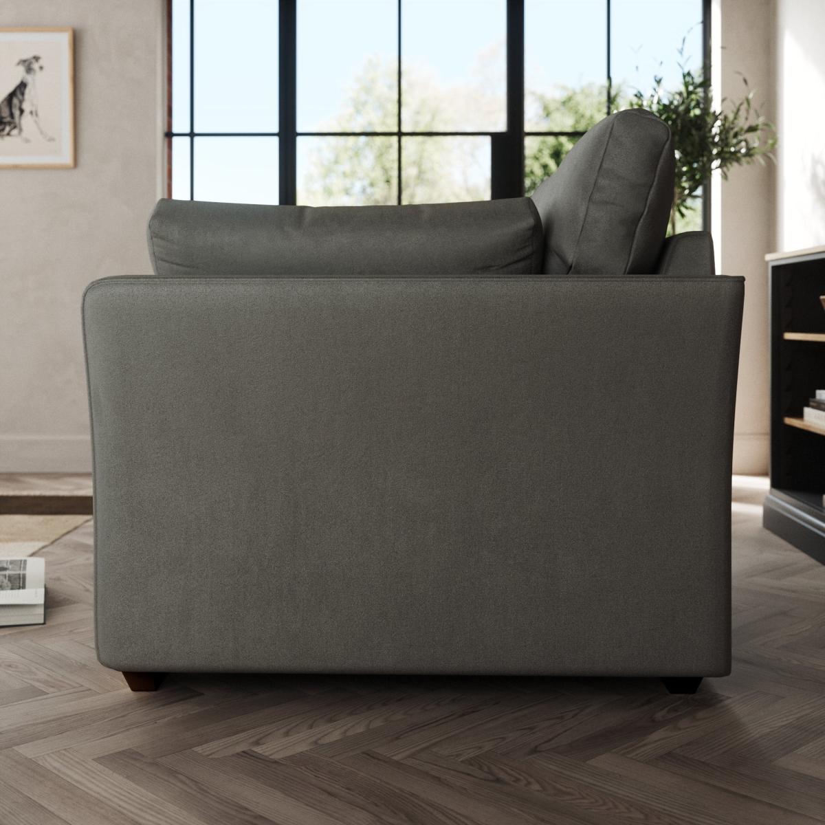 Blakeney 4 Seater Sofa Cosy Velvet Grey – image 3