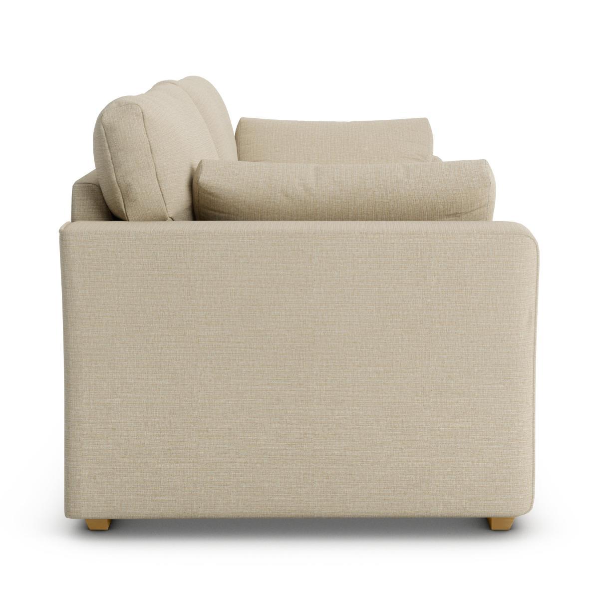 Blakeney Textured Weave 4 Seater Sofa Textured Weave Honey – image 4