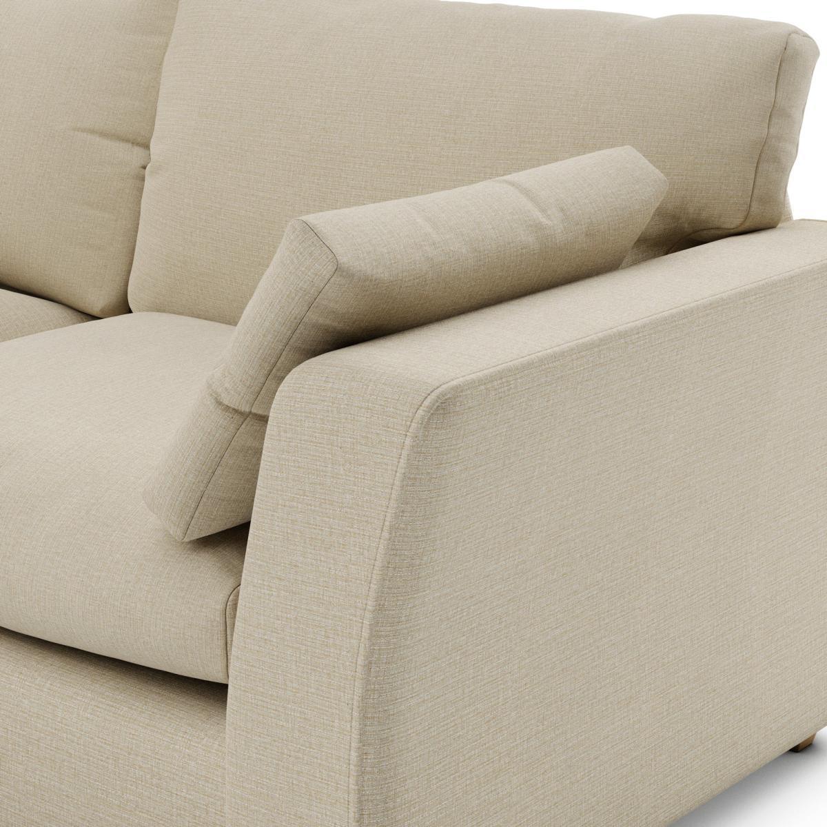 Blakeney Textured Weave 4 Seater Sofa Textured Weave Honey – image 7