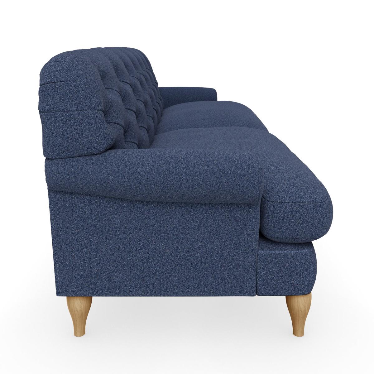Canterbury Woolly Marl 4 Seater Sofa Woolly Marl Navy – image 5