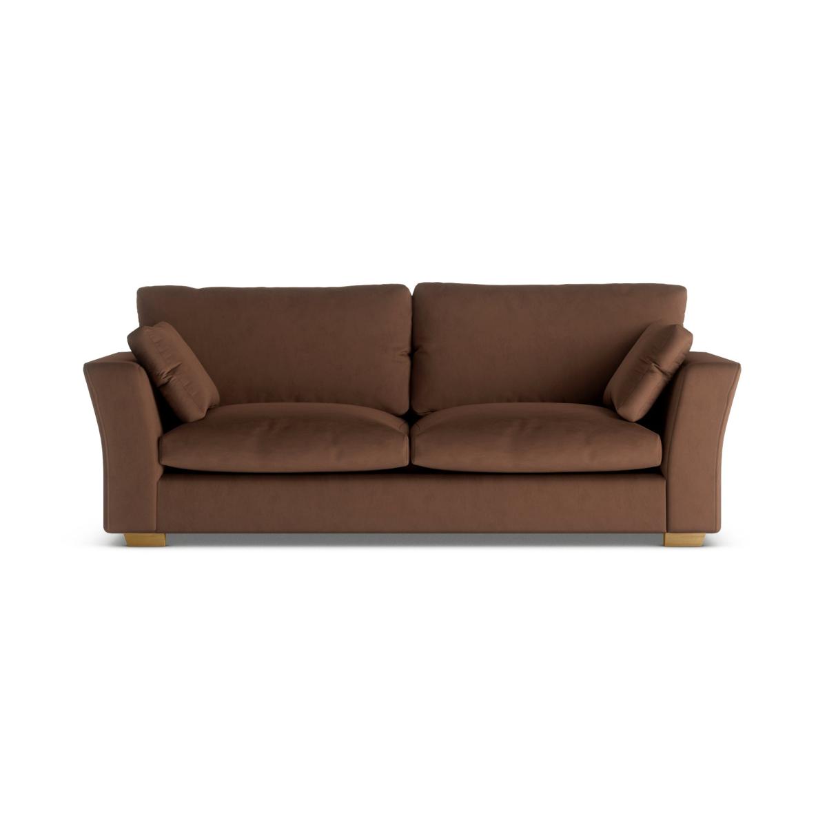 Blakeney Luxury Velvet 4 Seater Sofa Luxury Velvet Pinecone – image 3